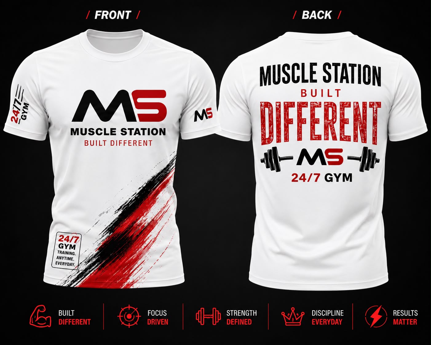 MS Gym Tshirt