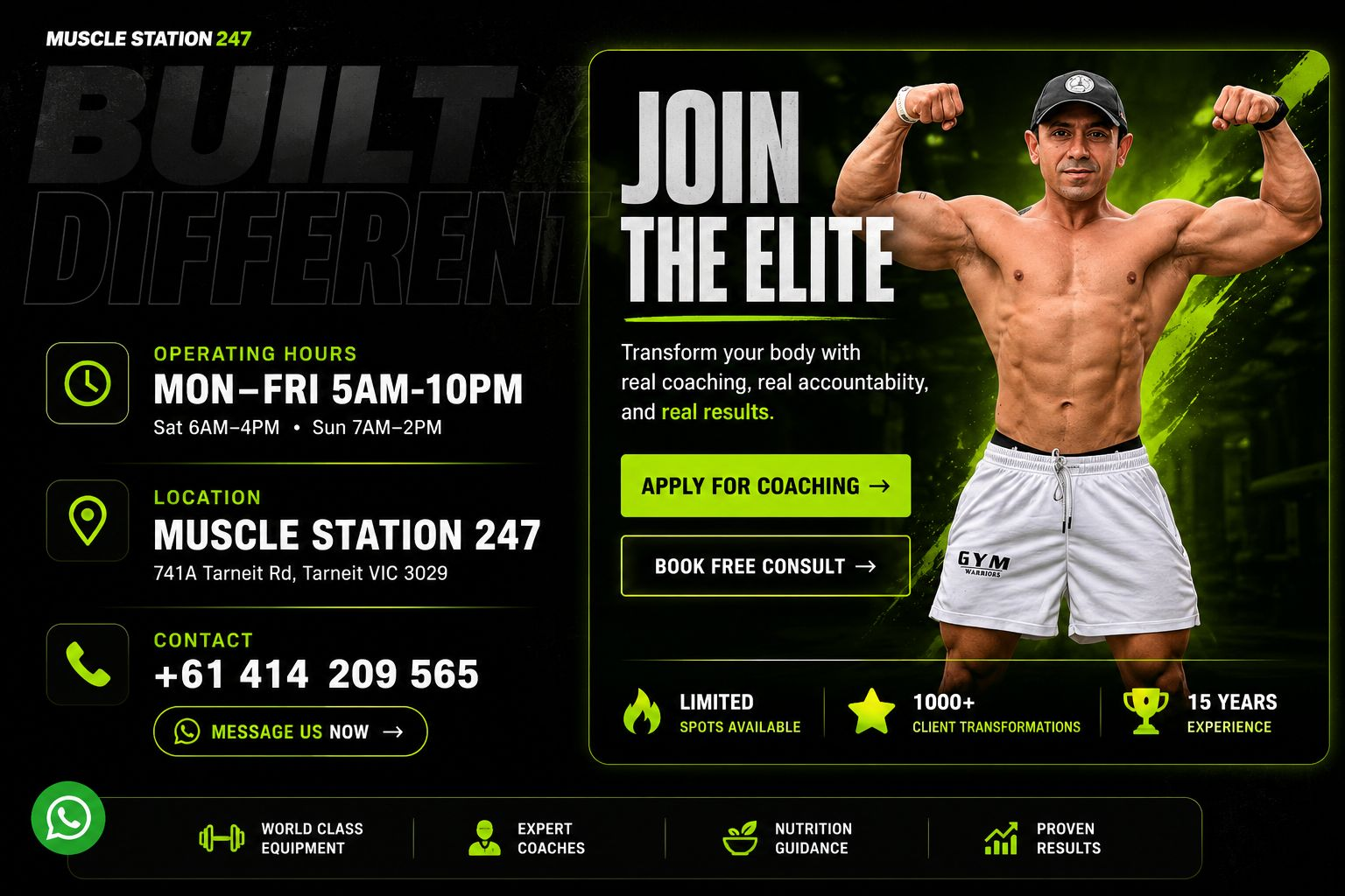 Join The Elite — Muscle Station